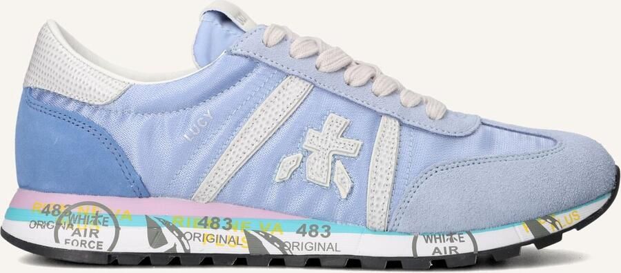 PREMIATA Lage Sneakers Dames Lucyd Maat: 36 Materiaal: Textiel Kleur: Blauw - Foto 2