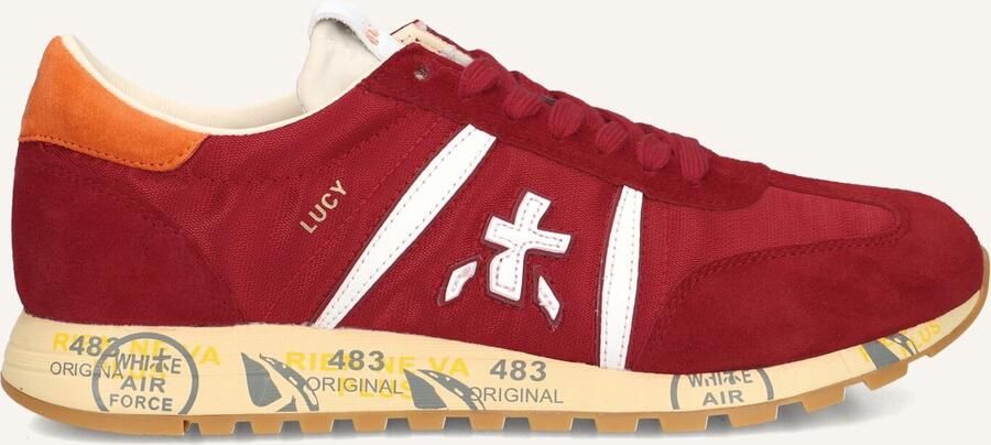 PREMIATA Lage Sneakers Dames Lucyd Maat: 36 Materiaal: Textiel Kleur: Rood