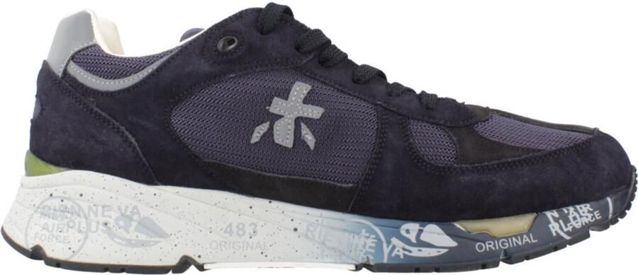 Premiata Blauwe Sneakers met Ergonomische Zool Blue Heren