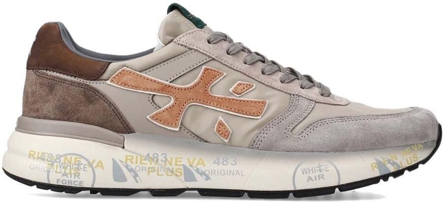 Premiata Suède Leren Sneakers met Unieke Twist