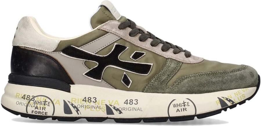 Premiata Mick Schoenen Groen Man
