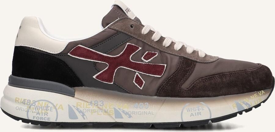 PREMIATA Lage Sneakers Heren Mick Maat: 40 Materiaal: Suède Kleur: Bruin