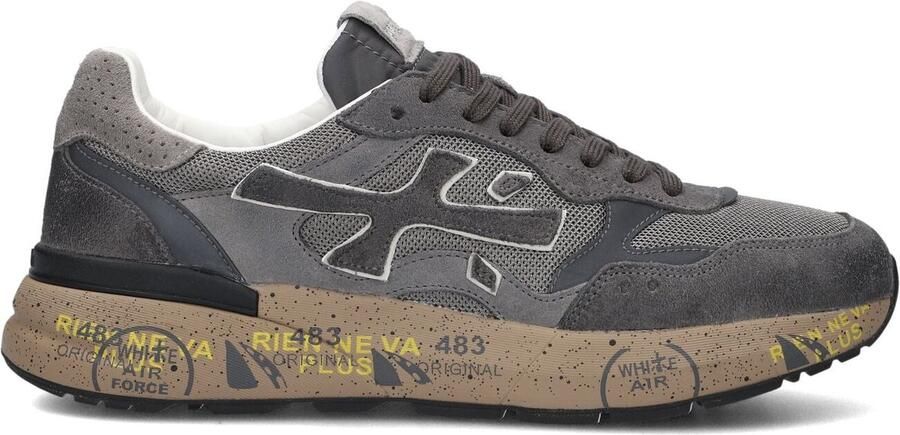 Premiata Mick Sneakers Suède Heren Grijs