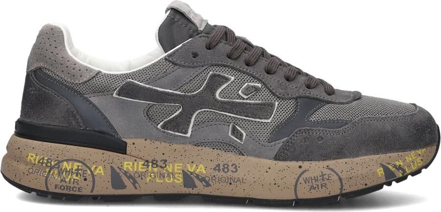 PREMIATA Lage Sneakers Heren Mick Suède Grijs