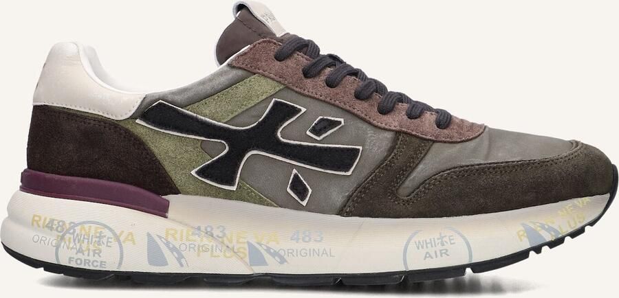 PREMIATA Lage Sneakers Heren Mick Maat: 46 Materiaal: Suède Kleur: Groen