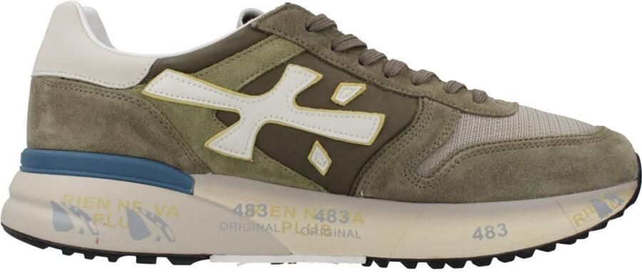 PREMIATA Lage Sneakers Heren Mick Maat: 46 Materiaal: Suède Kleur: Groen