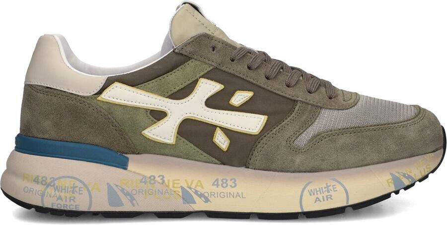 PREMIATA Lage Sneakers Heren Mick Maat: 40 Materiaal: Suède Kleur: Groen