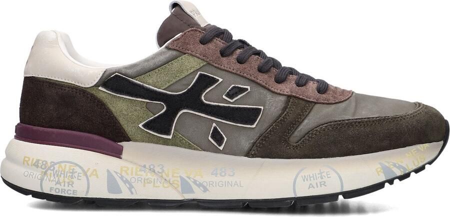 PREMIATA Lage Sneakers Heren Mick Suède Groen