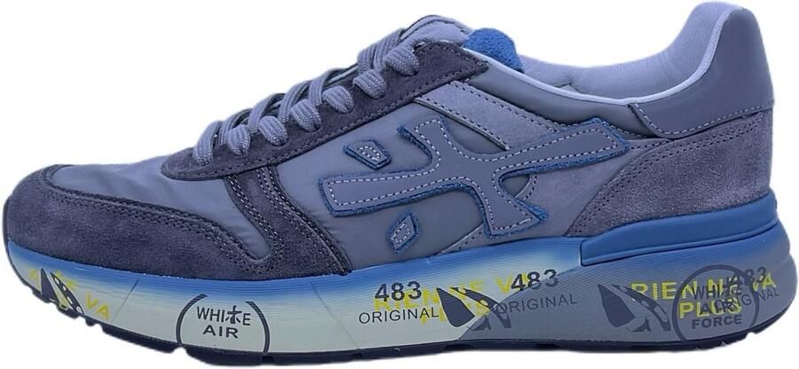 Premiata Grijze Mick Sneakers met Rubberen Zool