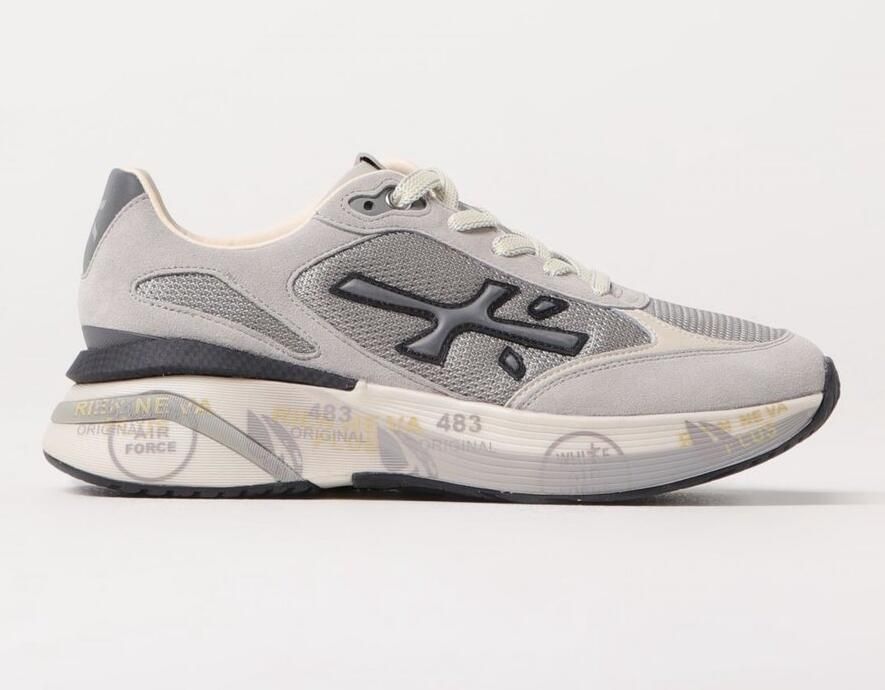 Premiata MOERUN 7304G690182044 Suede Sneakers Grey