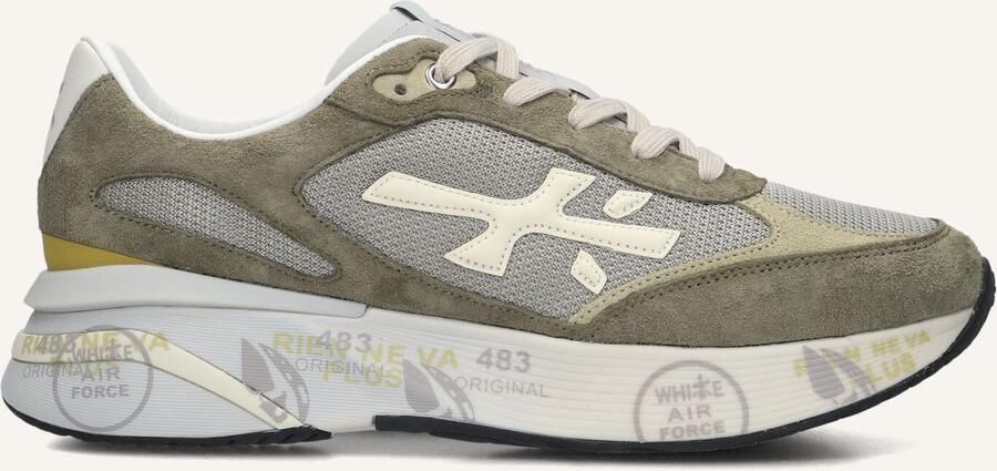 Premiata Moerun Sneakers Suède Heren Groen