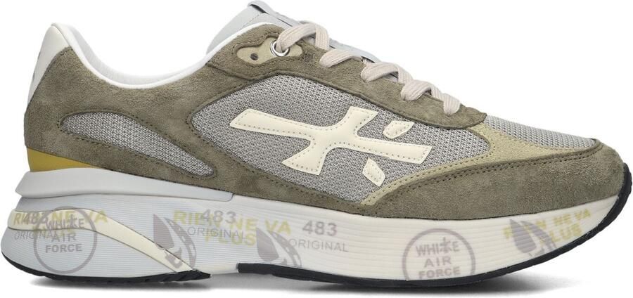 PREMIATA Lage Sneakers Heren Moerun Maat: 39 Materiaal: Suède Kleur: Groen
