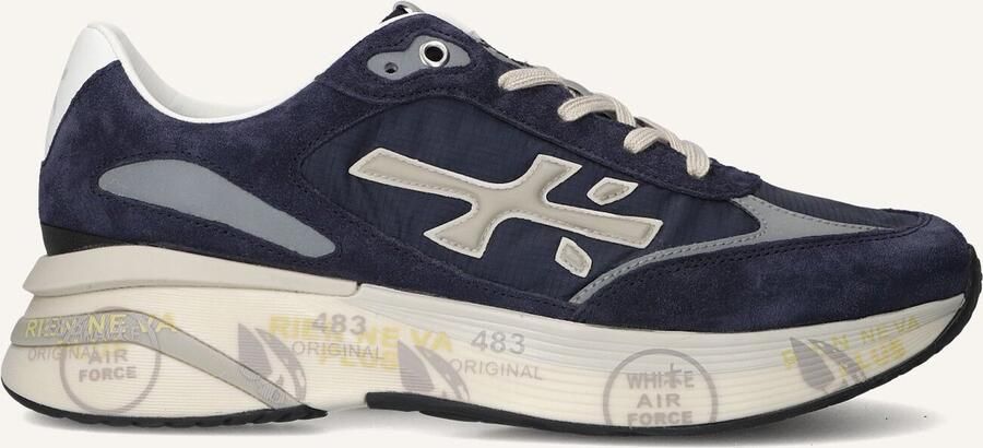 PREMIATA Lage Sneakers Heren Moerun Maat: 47 Materiaal: Textiel Kleur: Blauw - Foto 2