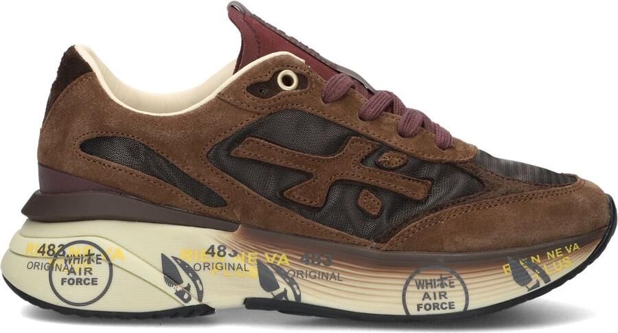 PREMIATA Lage Sneakers Dames Moerund Textiel Bruin
