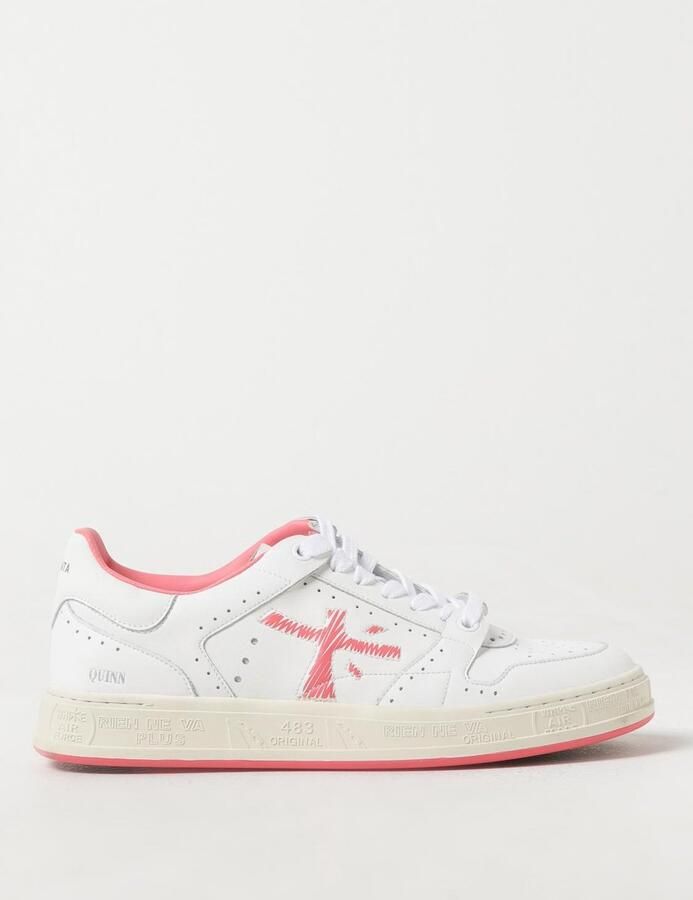 Premiata Quinn LowTop Sneakers Bird Graphic Wo White