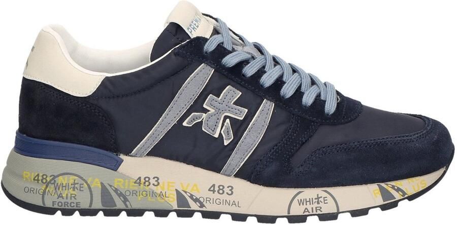 Premiata Sneaker Blauw Grijs