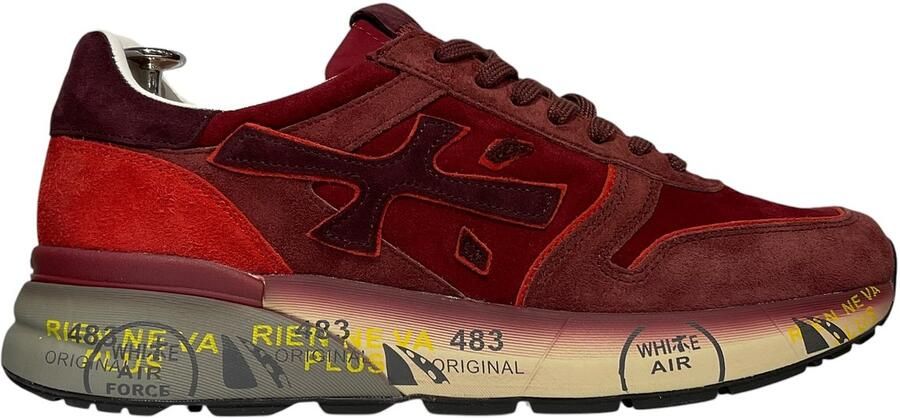 Premiata Sneaker Rood Suede