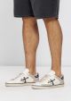 PREMIATA Lage Sneakers Heren Steven Leer Beige - Wit