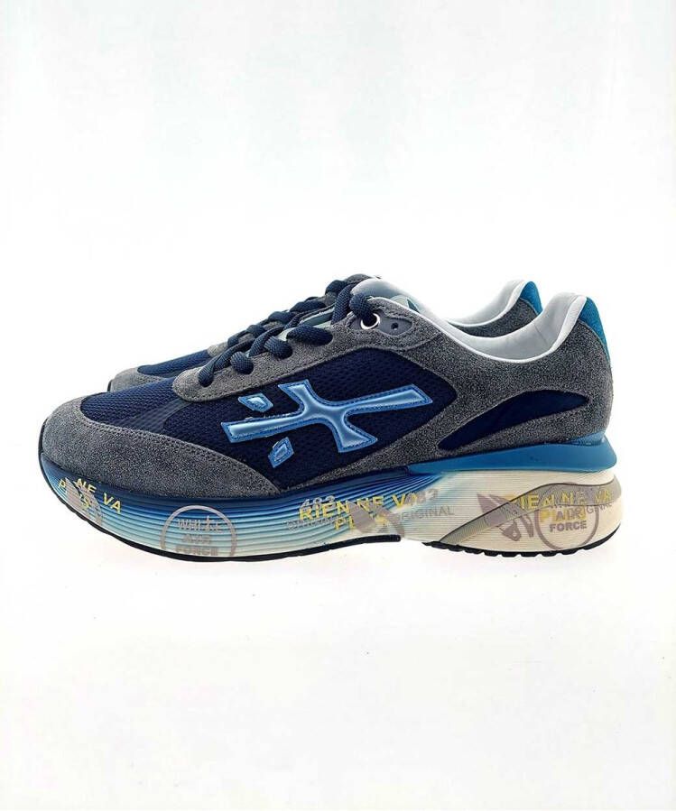 Premiata premium Moerun sneaker blauw combi 40