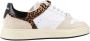Premiata Logo Sneakers met Suède Bovenwerk en Rubberen Zool Beige Dames - Thumbnail 1