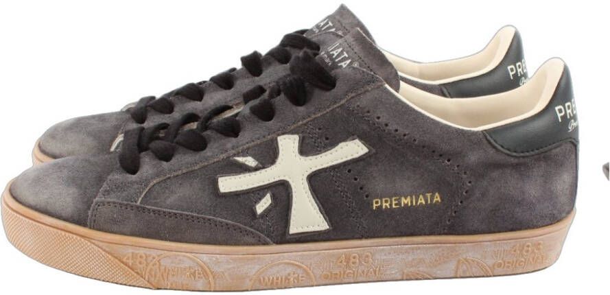 Premiata Zwarte Sneakers met Ergonomische Zool Black Heren
