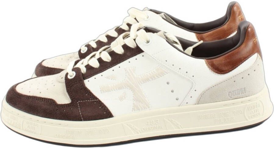 Premiata Leren sneakers met suède details Multicolor Heren