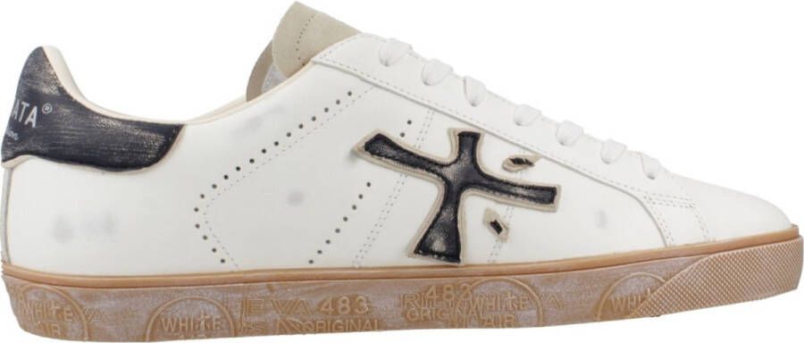 Premiata Witte Sneakers Steven White Heren