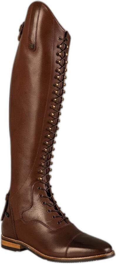 Premier Equine Leren veterlaarzen voor dames Maurizia Large