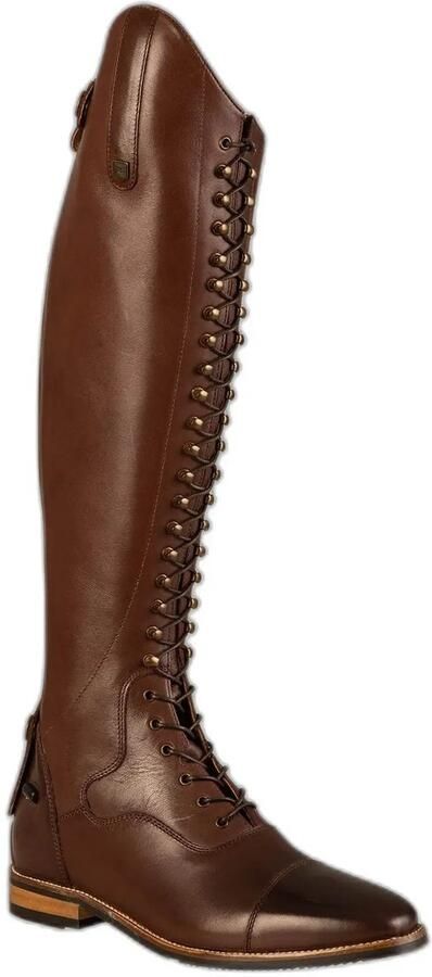 Premier Equine Leren veterlaarzen voor dames Maurizia Large