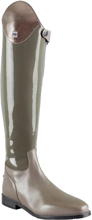 Premier Equine Levade Leather Dressage Wide Rijlaarzen Grijs