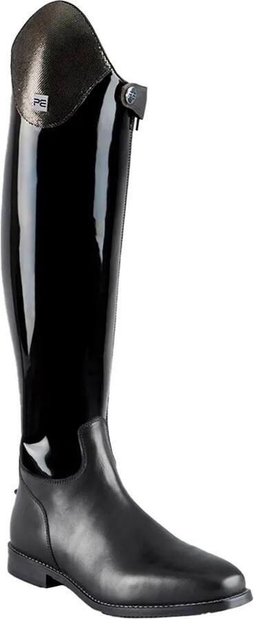 Premier Equine Levade Leather Dressage Wide Rijlaarzen Zwart