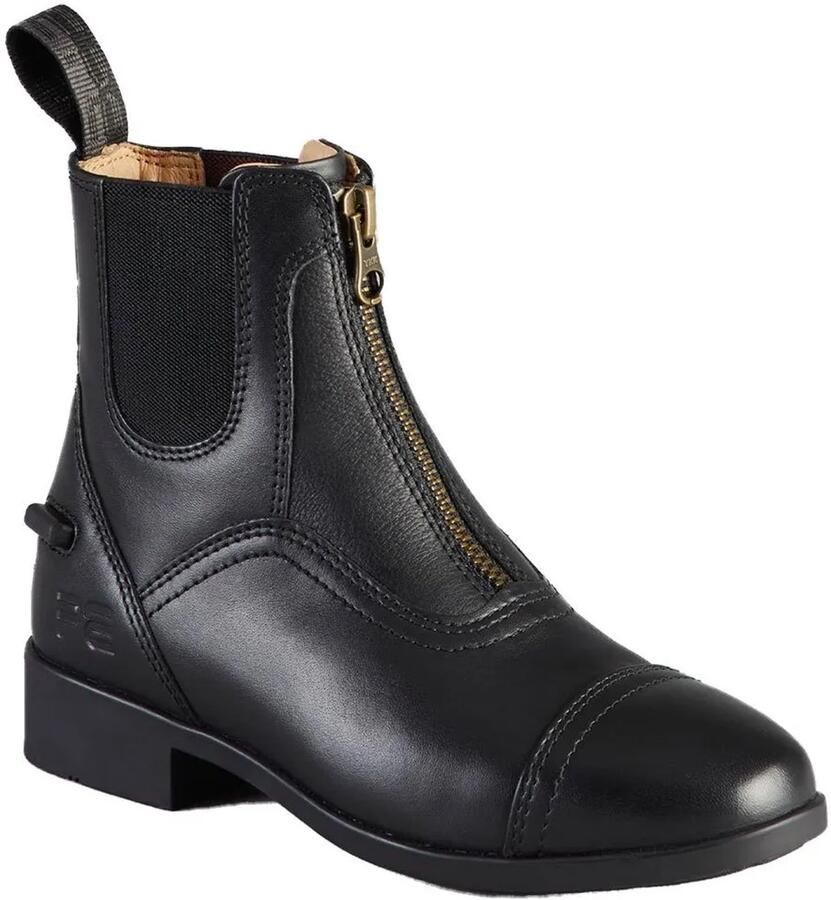 Premier Equine Virtus Junior Leather Paddock Rijlaarzen Zwart