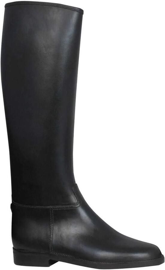 Mondoni Basic Rijlaars Zwart Rubber