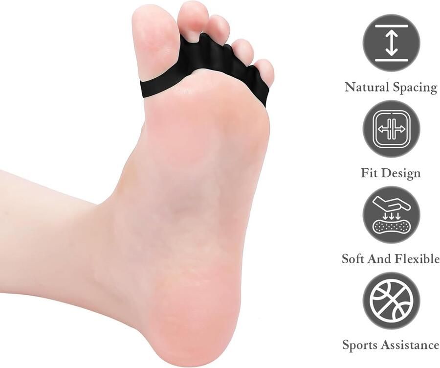 Premium Siliconen Teenslippers voor Volwassenen Comfortabele Teenafstandhouders