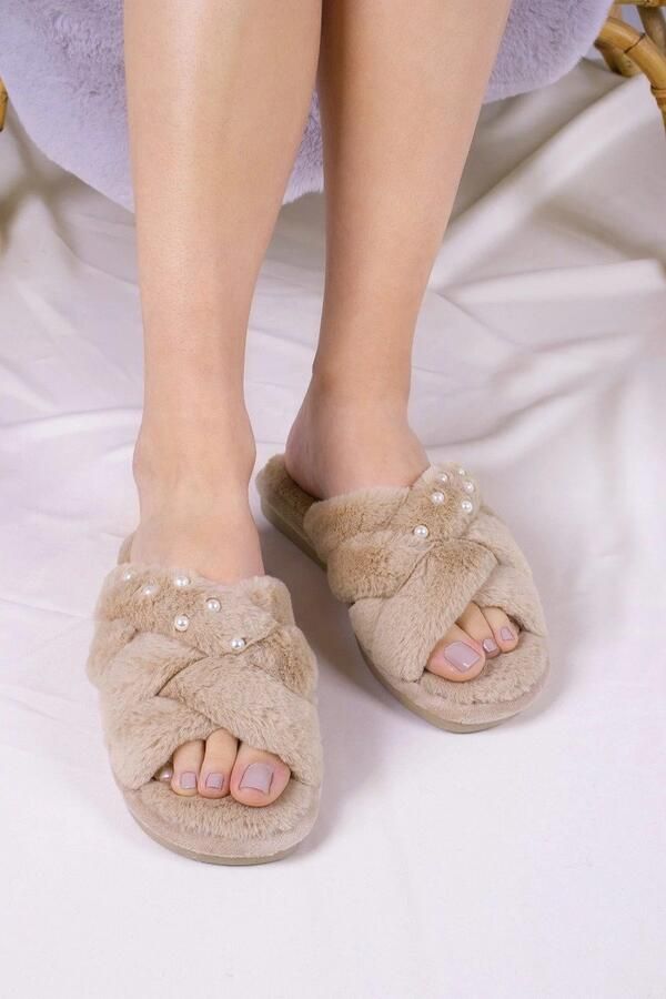 Pretty You London Florence Slof Florence Slof camel - Foto 2