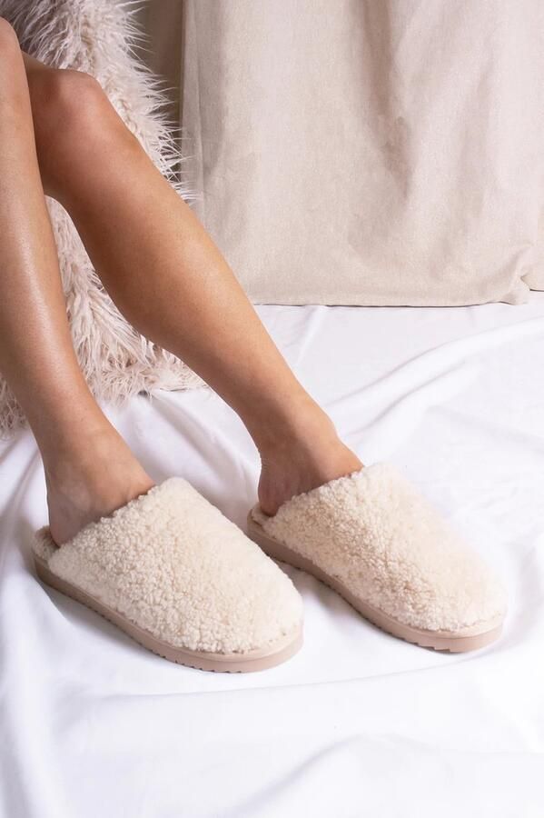 Pretty You London Sheepskin Jude Slof Sheepskin Jude Slof-natural - Foto 3