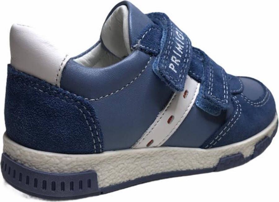 Primigi velcro lederen sneakers 3413944 Blauw wit - Foto 2