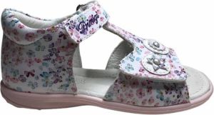 Primigi velcro bloemen print sandalen vernis wit