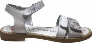 Primigi velcro zilveren studs lederen sandalen 3439822 wit