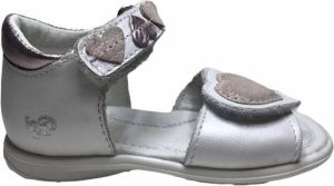 Primigi velcro's roze hartjes lederen sandalen 3407222 Wit mt 20