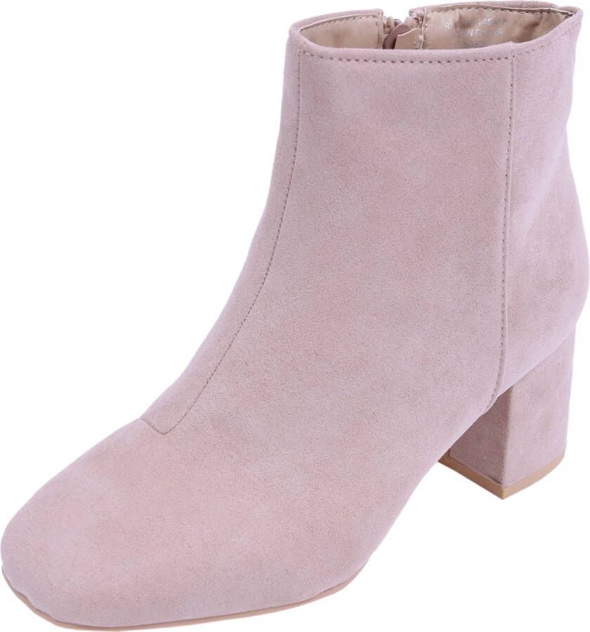 PRODUKT Beige suède naaldhakken