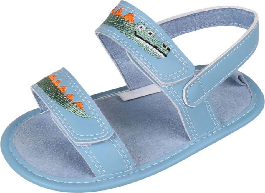 Produkt Blauwe babysandalen krokodil met klittenband 3-6 m 17
