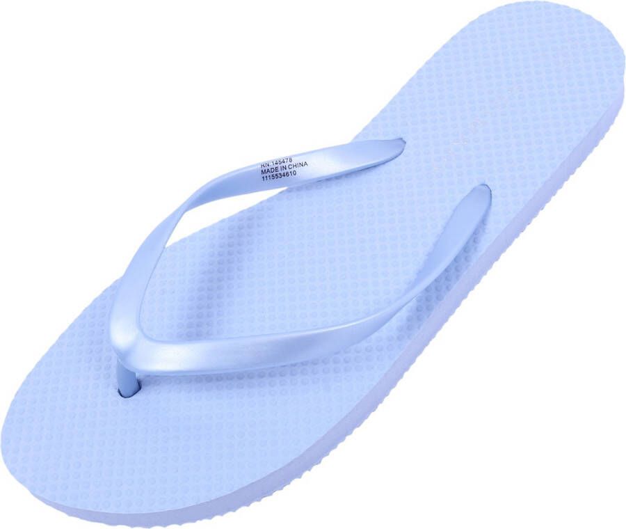 PRODUKT Blauwe teenslippers