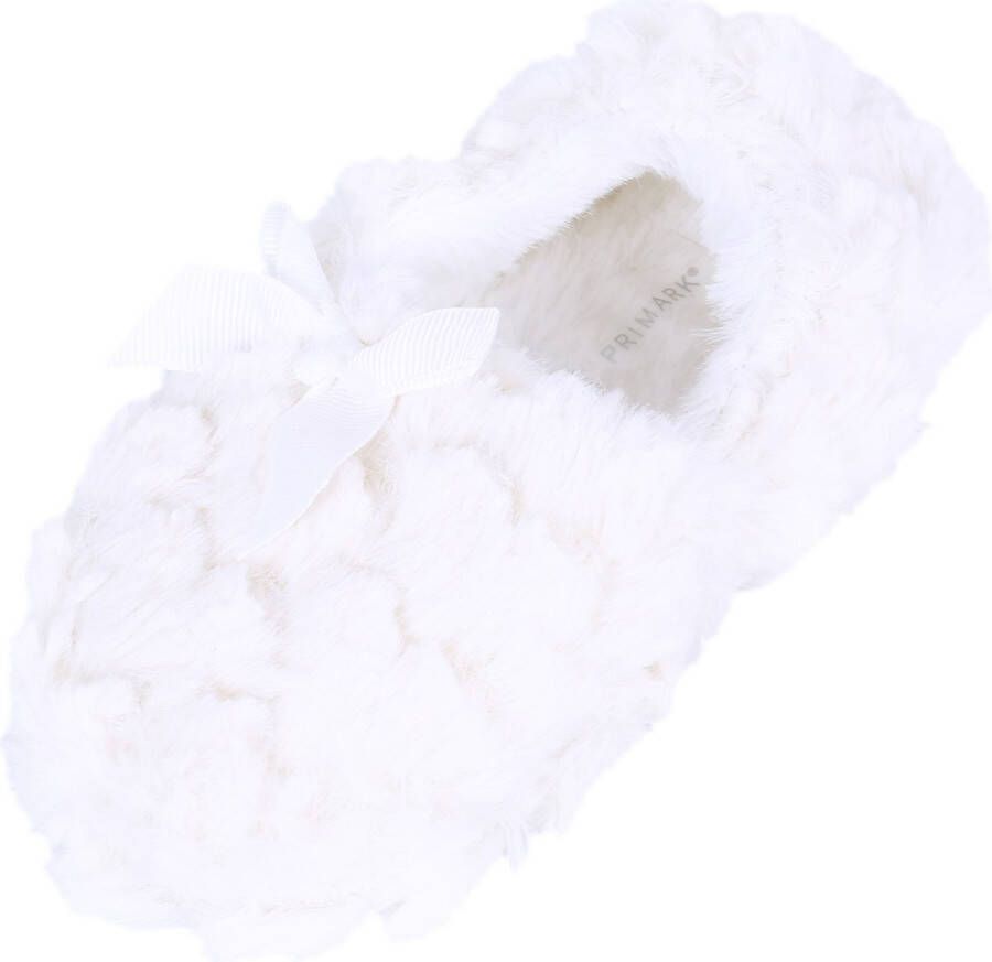 Sarcia.eu Crème pantoffels met strik