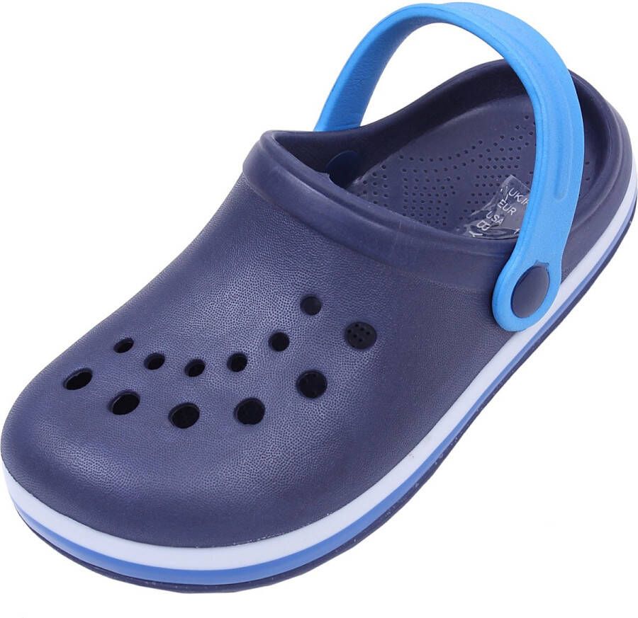 PRODUKT Donkerblauw-blauwe flip flops slippers