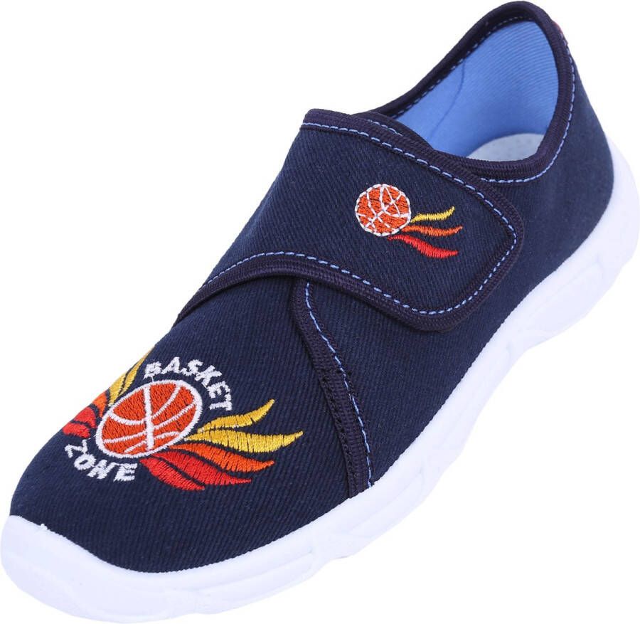 Sarcia.eu Donkerblauwe sneakers pantoffels Basket Zone LEMIGO