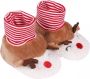Sarcia.eu Kerst babyschoentjes zacht en warm rendier - Thumbnail 1