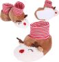 PRODUKT Kerst babyschoentjes zacht en warm rendier - Thumbnail 2