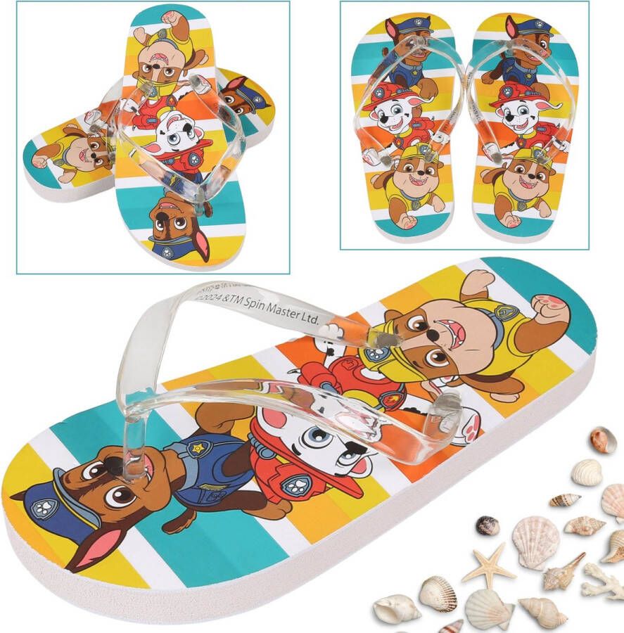 PRODUKT Paw Patrol Chase Rubble Marshall Kleurige slippers flip-flops voor jongens