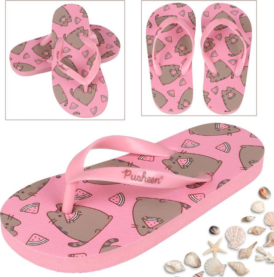 PRODUKT Pusheen Roze slippers flip-flops voor meisjes badslippers voor meisjes
